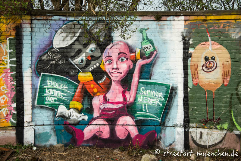 Graffiti im Viehhof