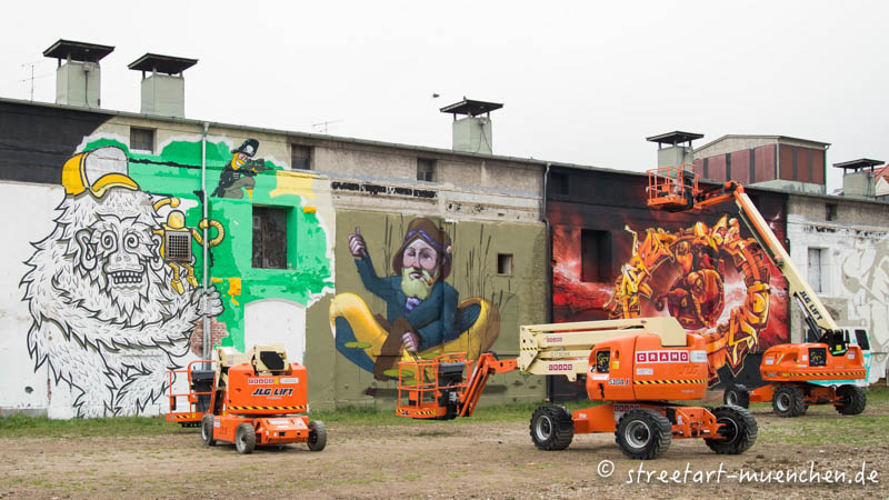 Graffiti im Viehhof