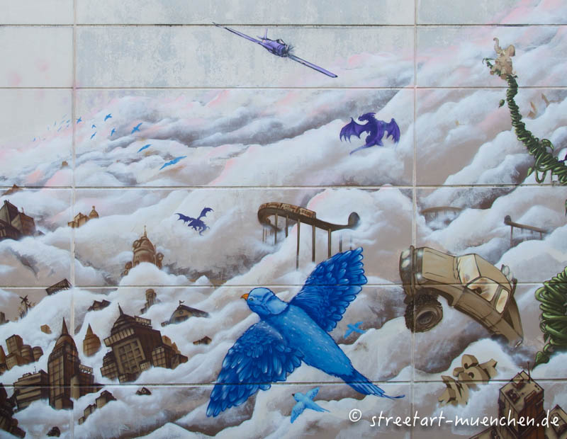 Graffiti in der Heidemannstraße