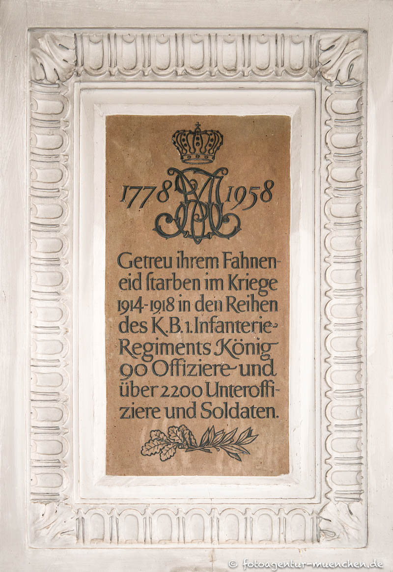 Infantrie-Regiment Nr. 1 – Denkmal/Kunstwerk in München