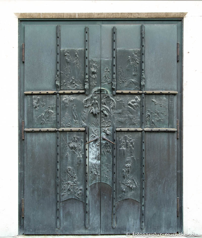 Bronzeportal des Angerklosters - Rückel Anton – Denkmal/Kunstwerk in München