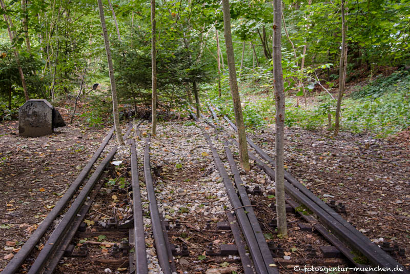 Schienen der ehemaligen Isartalbahn