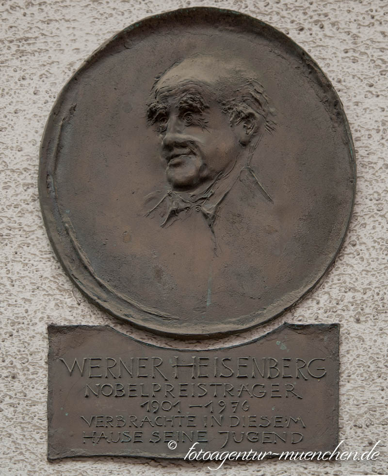 Gedenktafel - Werner Heisenberg - Hafner Leoopold – Denkmal/Kunstwerk in München