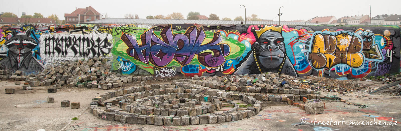 Graffiti im Viehhof