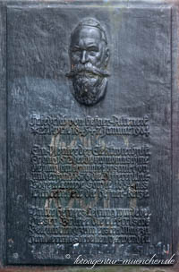 Gedenktafel - Friedrich von Hefner-Alteneck