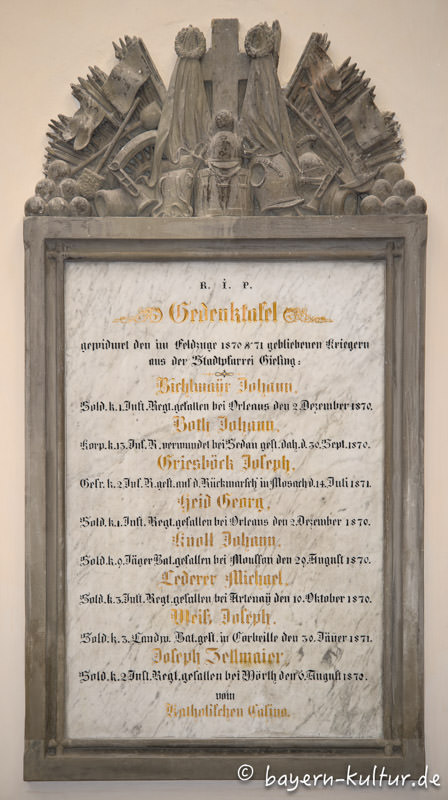 Kriegergedenktafel