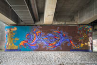 Gerhard Willhalm – Graffiti - Brudermühlbrücke