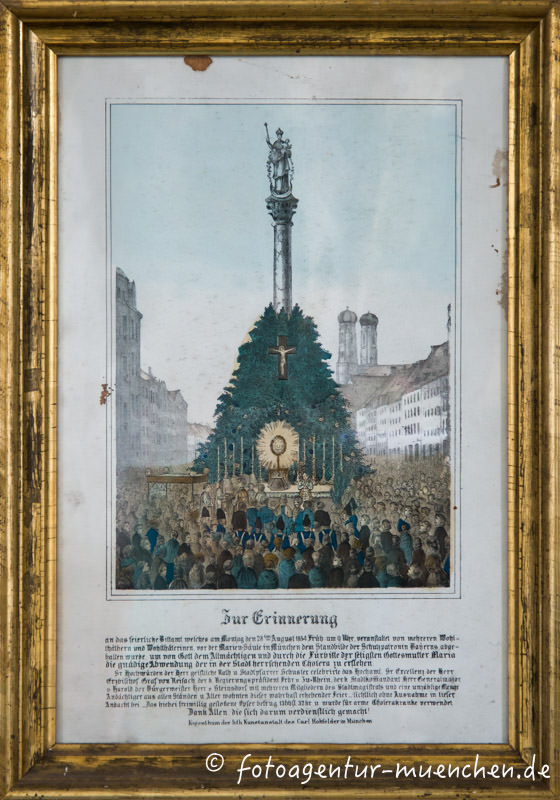 Erinnerungsbild an das Bittamt zur Abwehr der Cholera