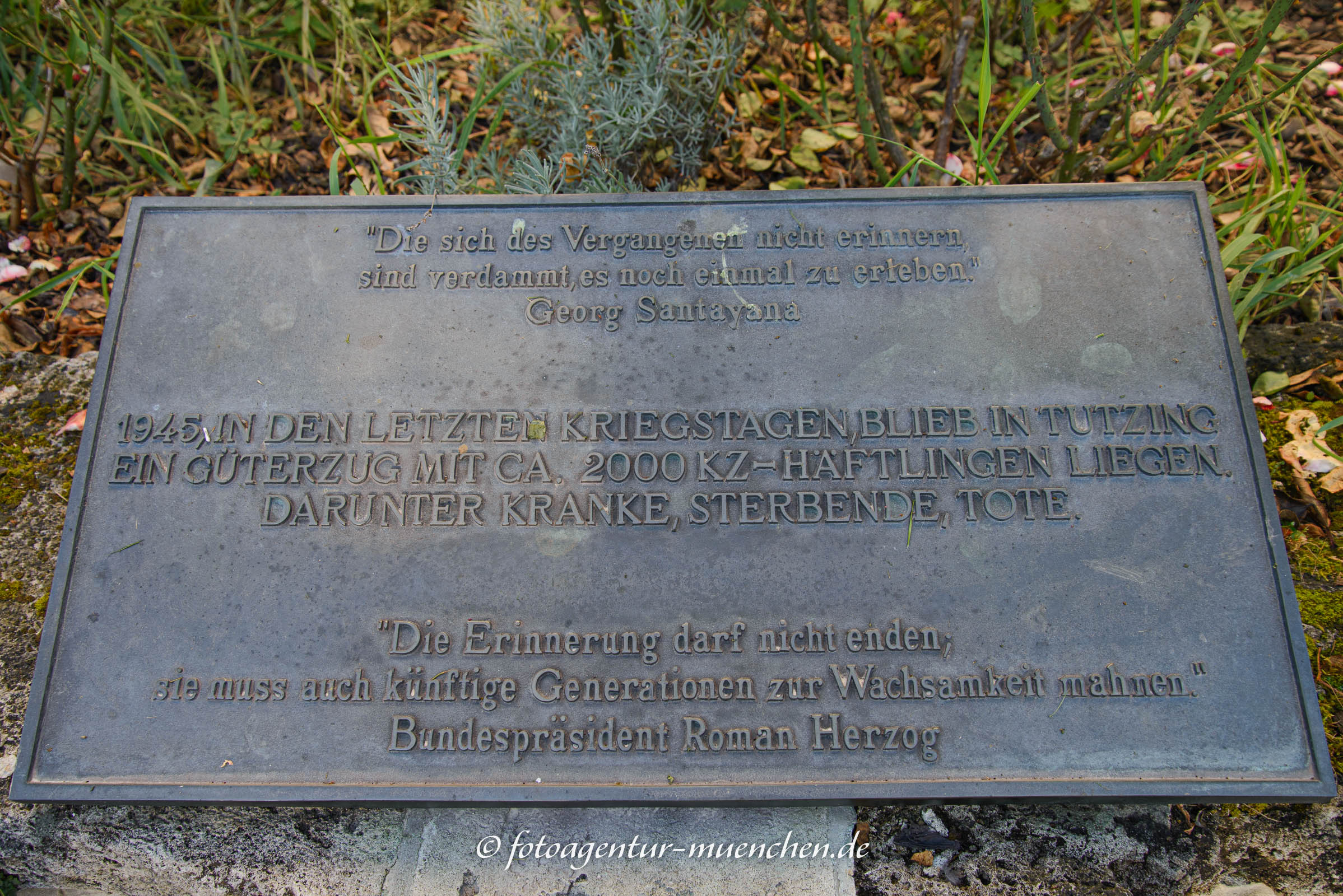 Gedenktafel - Tutzing - Todeszug