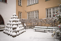Kanonenkugeln im Schnee