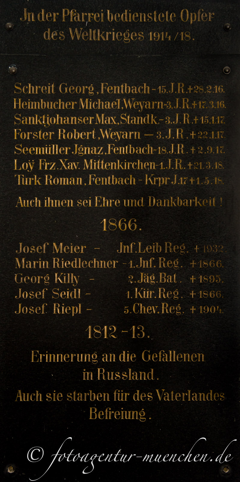 Kriegergedenktafel