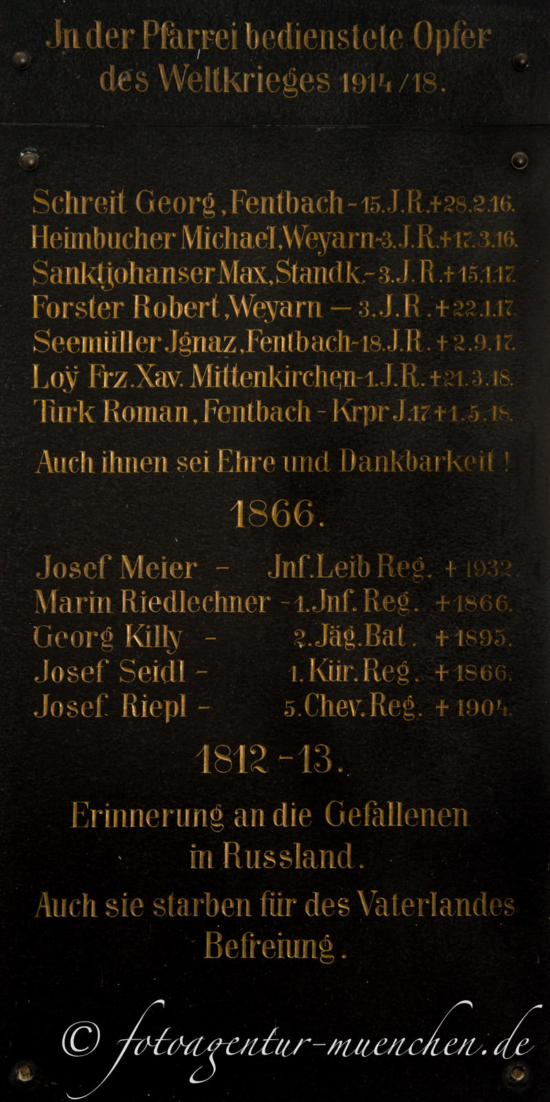Kriegergedenktafel