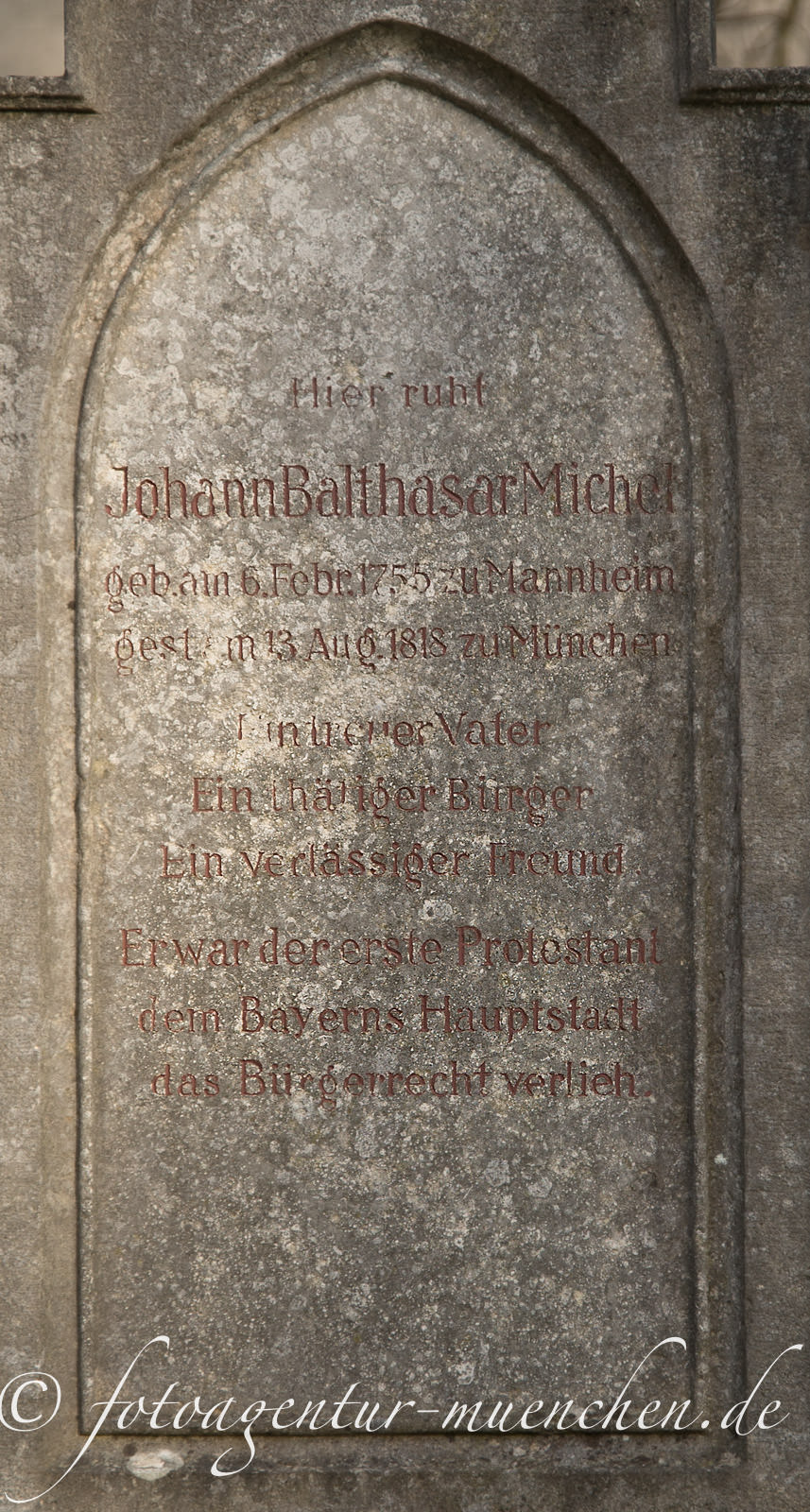Grab - Johann Balthasar Michel