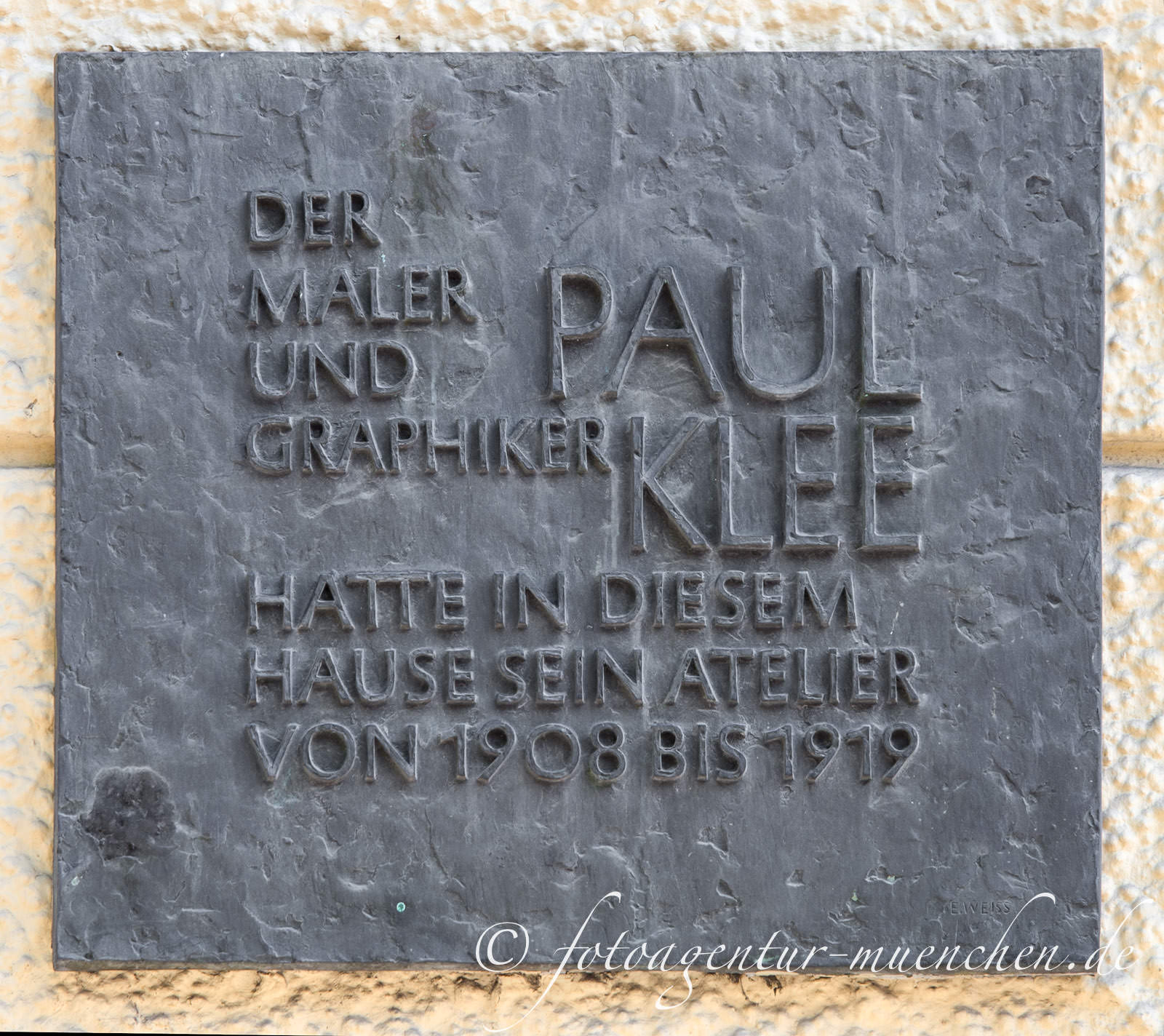 Gedenktafel für Paul Klee