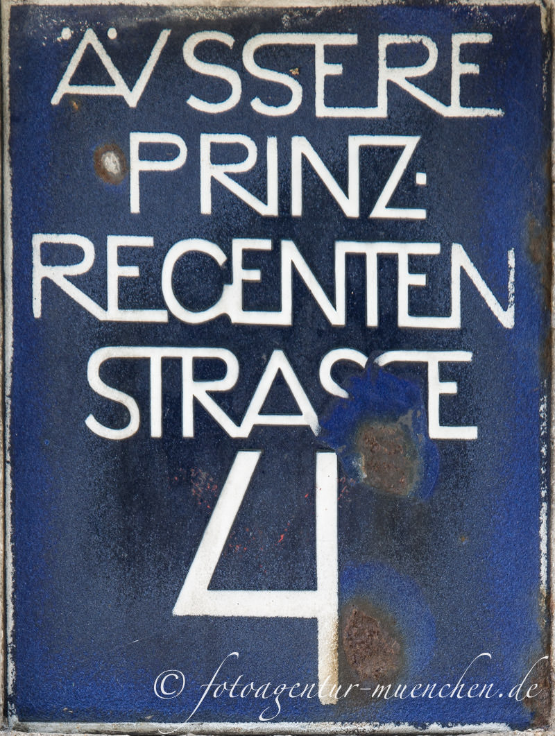 Gerhard Willhalm - Hausnummer - Äußere Prinzregentenstraße