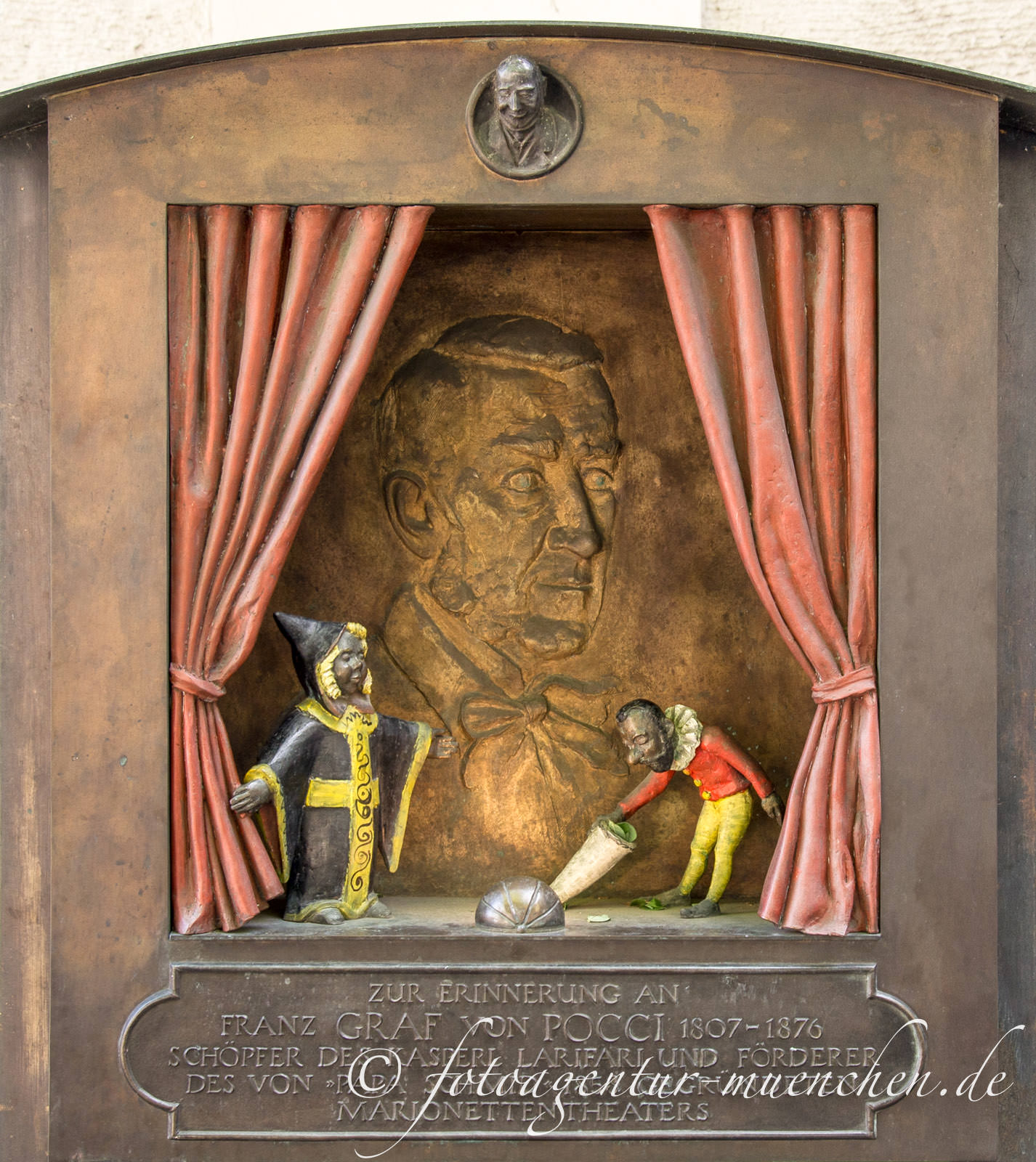 Gedenktafel für Graf Pocci