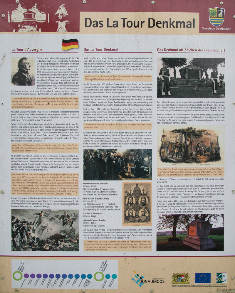La Tour Denkmal - Infotafel