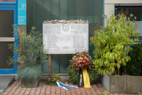 Gedenktafel - Olympia-Attentat