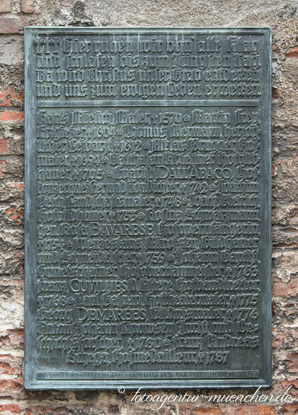 Gedenktafel - Salvatorkirche