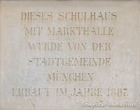 Loewel Friedrich - Gedenktafel - Schulhaus/Markthalle