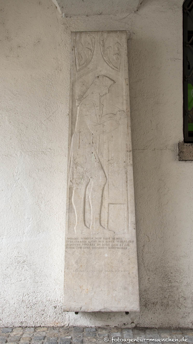 Mozart-Stele - Wimmer Hans – Denkmal/Kunstwerk in München
