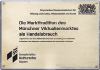 Gedenktafel Viktualienmarkt