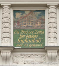 Fresko für ehemaliges Gighanbad