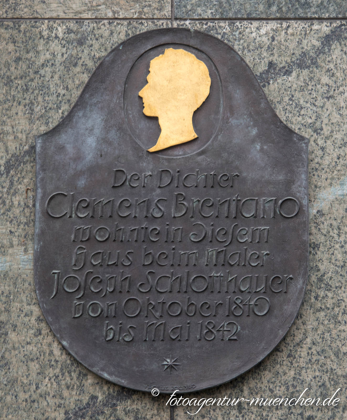 Gedenktafel - Clemens Brentano