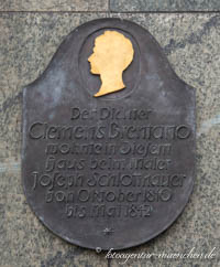  - Gedenktafel - Clemens Brentano