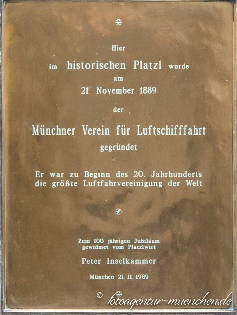 Münchner Verein für Luftschifffahrt – Denkmal/Kunstwerk in München