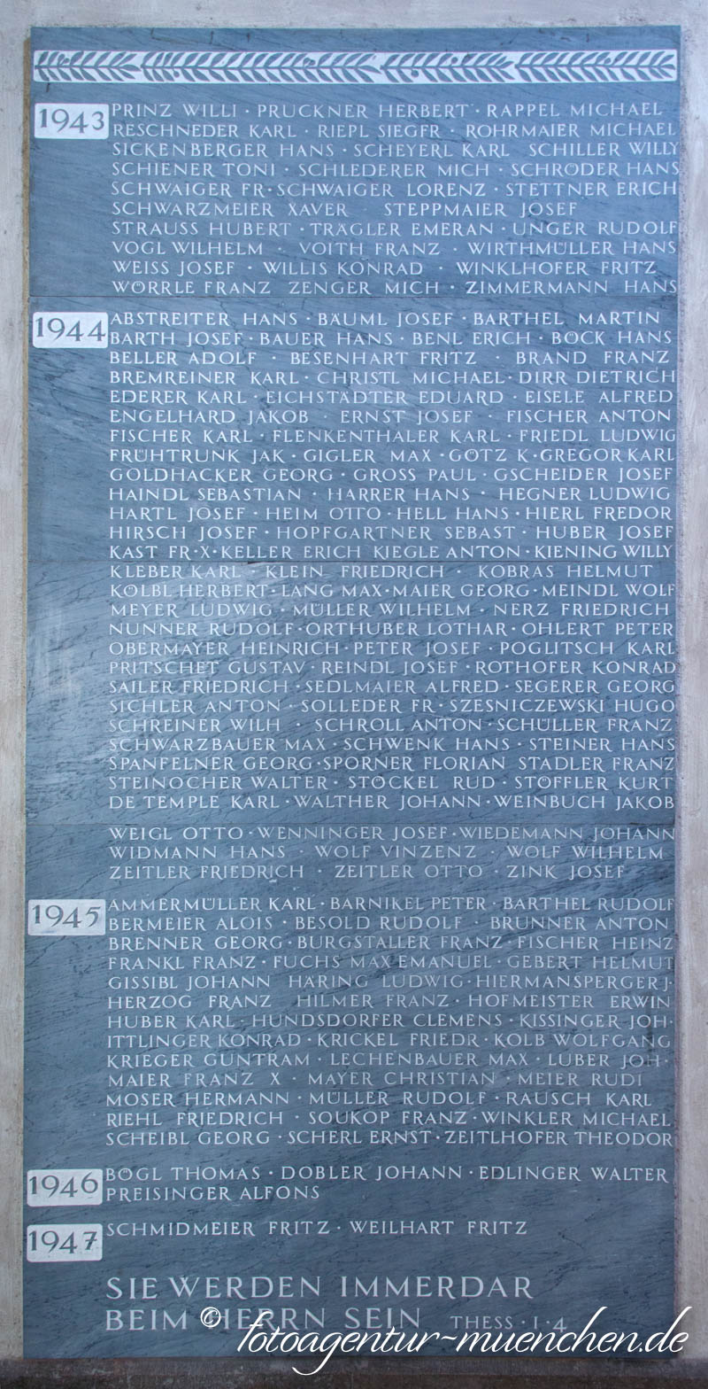 Kriegerdenkmal – Denkmal/Kunstwerk in München