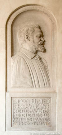 Gedenktafel für Leonhard Romais