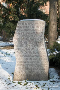 Gedenkstein - Stromübertragung