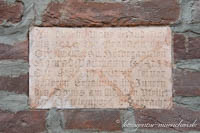Gedenktafel - ehemalige Grabstelle von Paumann