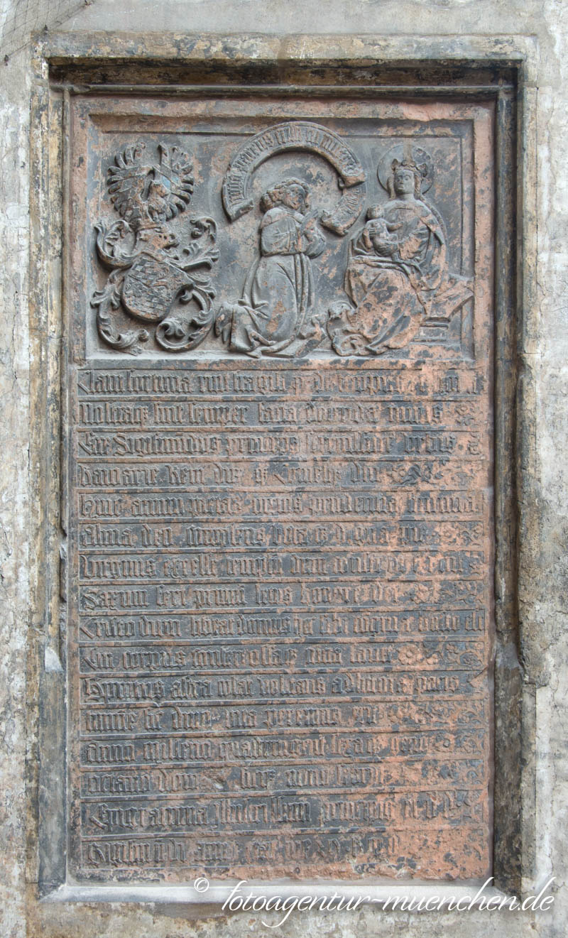 Frauenkirche - Votivtafel Herzog Sigmund – Denkmal/Kunstwerk in München