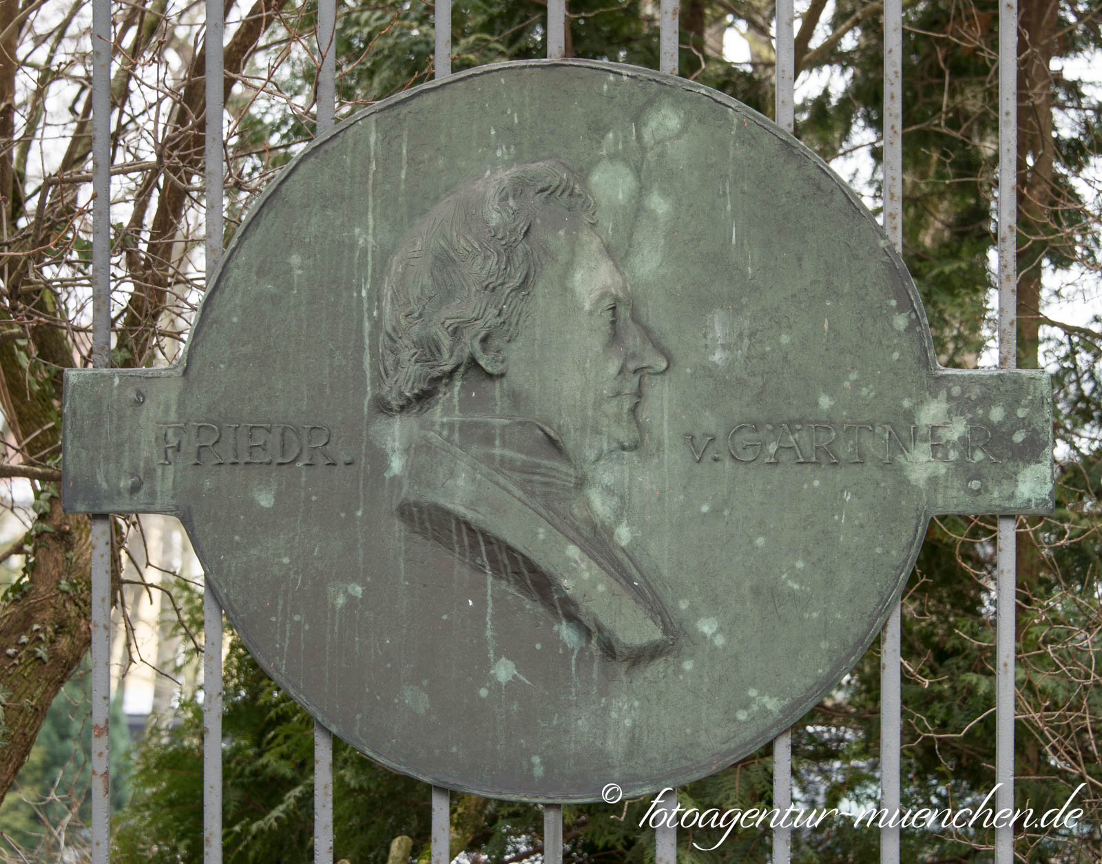 Bronzerelief - Friedrich von Gärtner