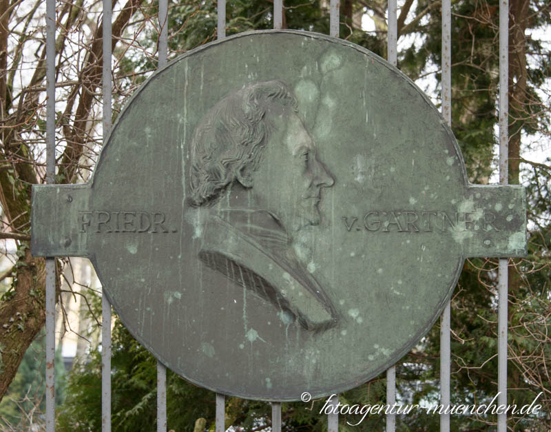 Bronzerelief - Friedrich von Gärtner