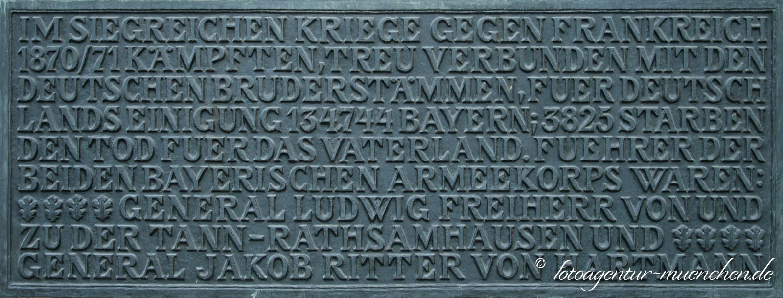 Kriegergedenktafel Feldherrnhalle