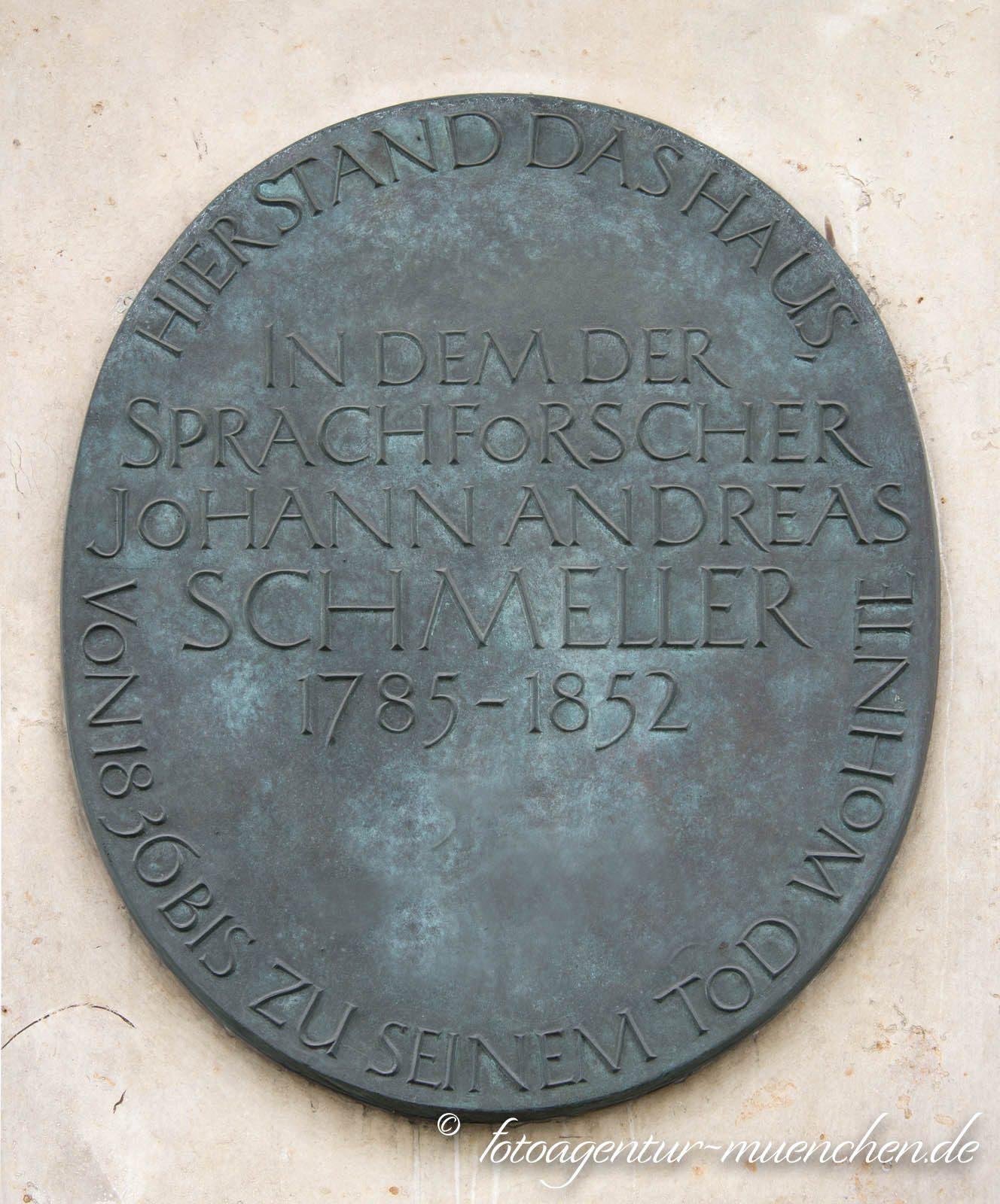 Gedenktafel für Johann Andreas Schmeller
