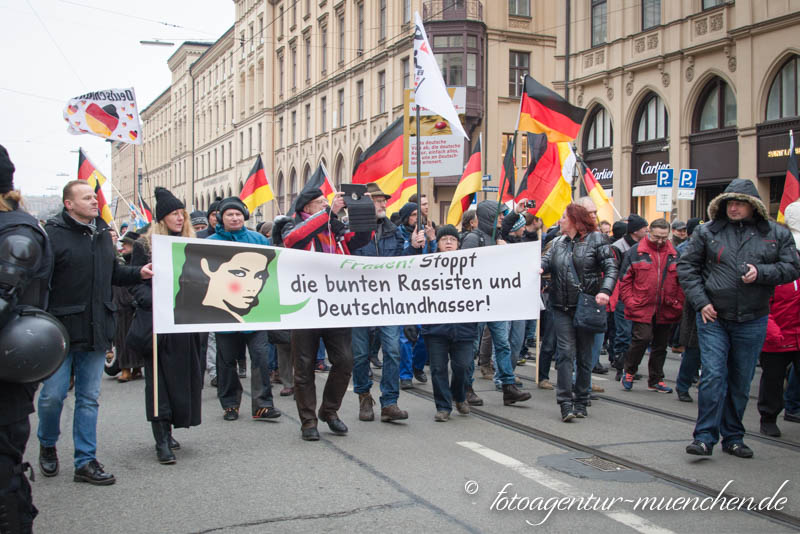 Demostration gegen PEGIDA