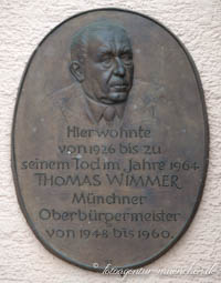 Gedenktafel - Thomas Wimmer
