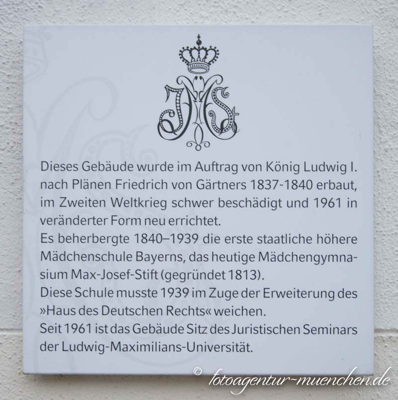 Mädchengymnasium Max-Joseph-Stift – Denkmal/Kunstwerk in München