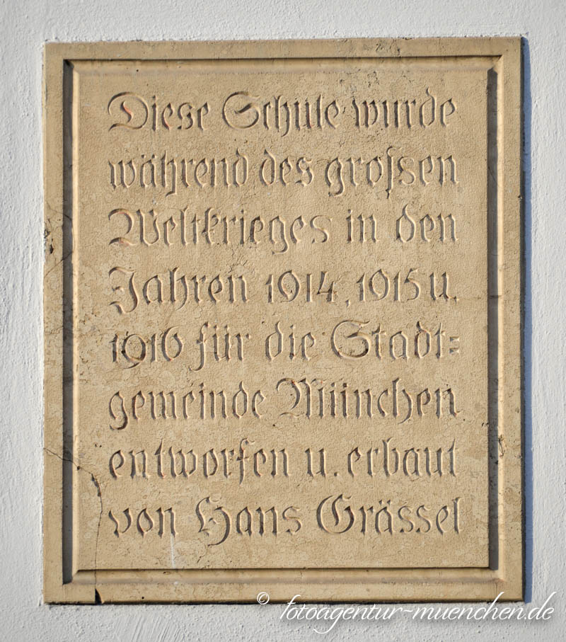 Schule an der Ichostraße – Denkmal/Kunstwerk in München