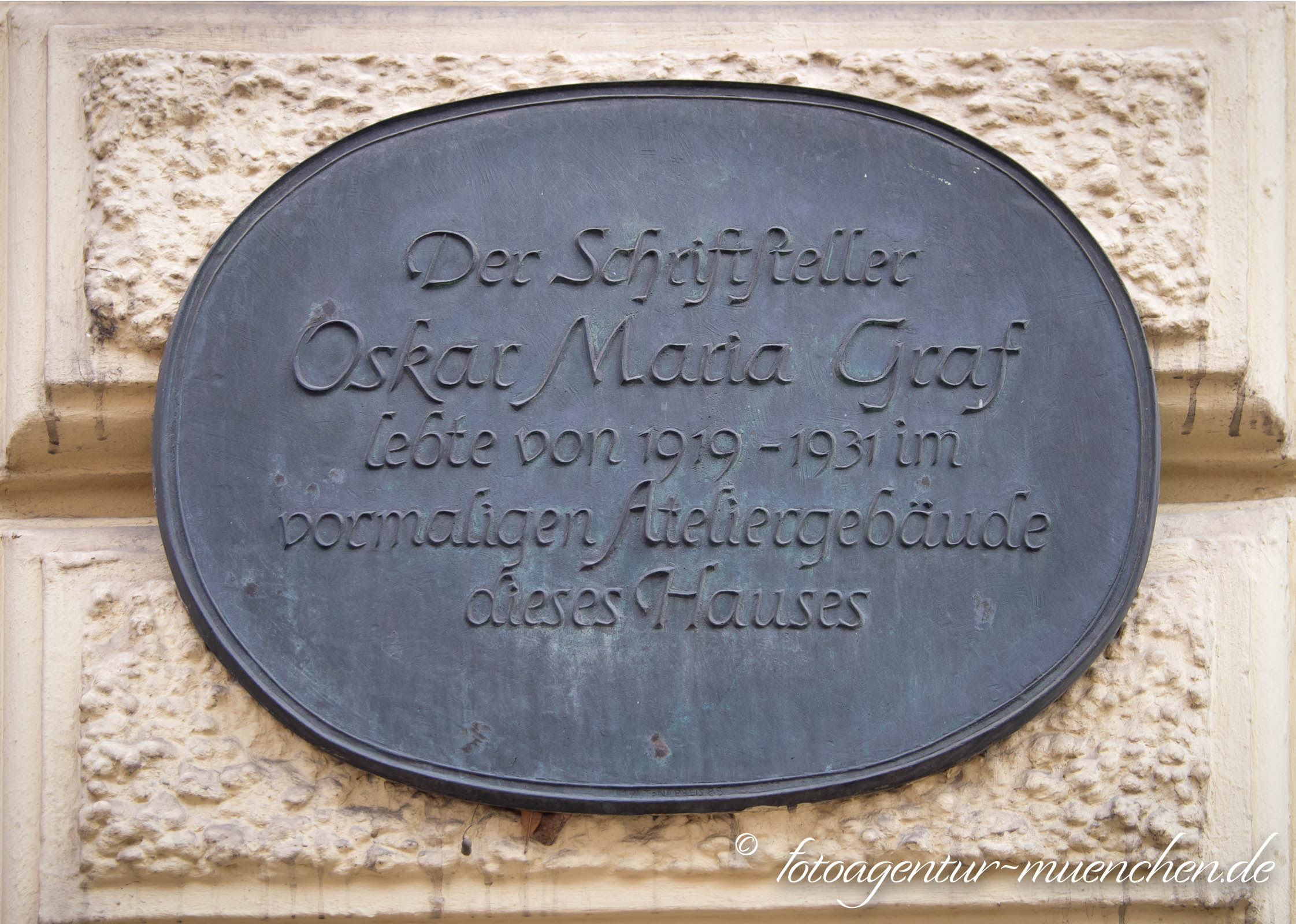 Gedenktafel - Oscar Maria Graf