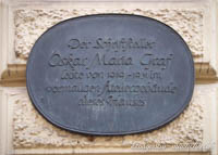 Gedenktafel - Oscar Maria Graf