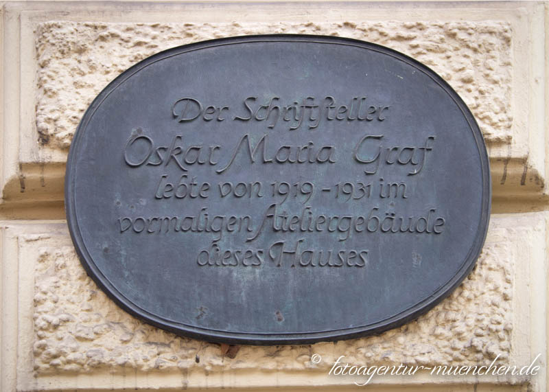 Oskar Maria Graf - Preis Toni – Denkmal/Kunstwerk in München