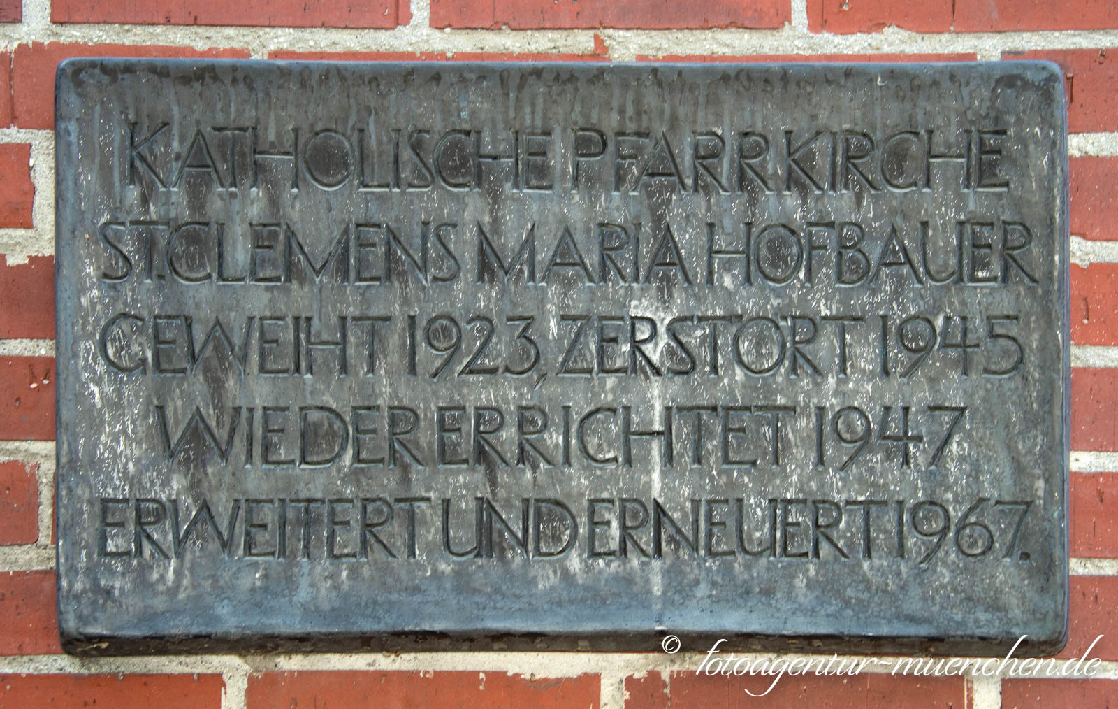 Gedenktafel - Sankt Clemens