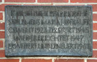 Gedenktafel - Sankt Clemens