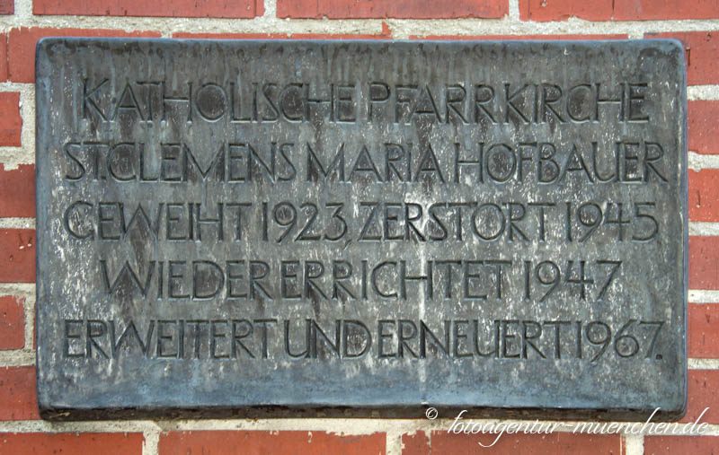 Sankt Clemens – Denkmal/Kunstwerk in München