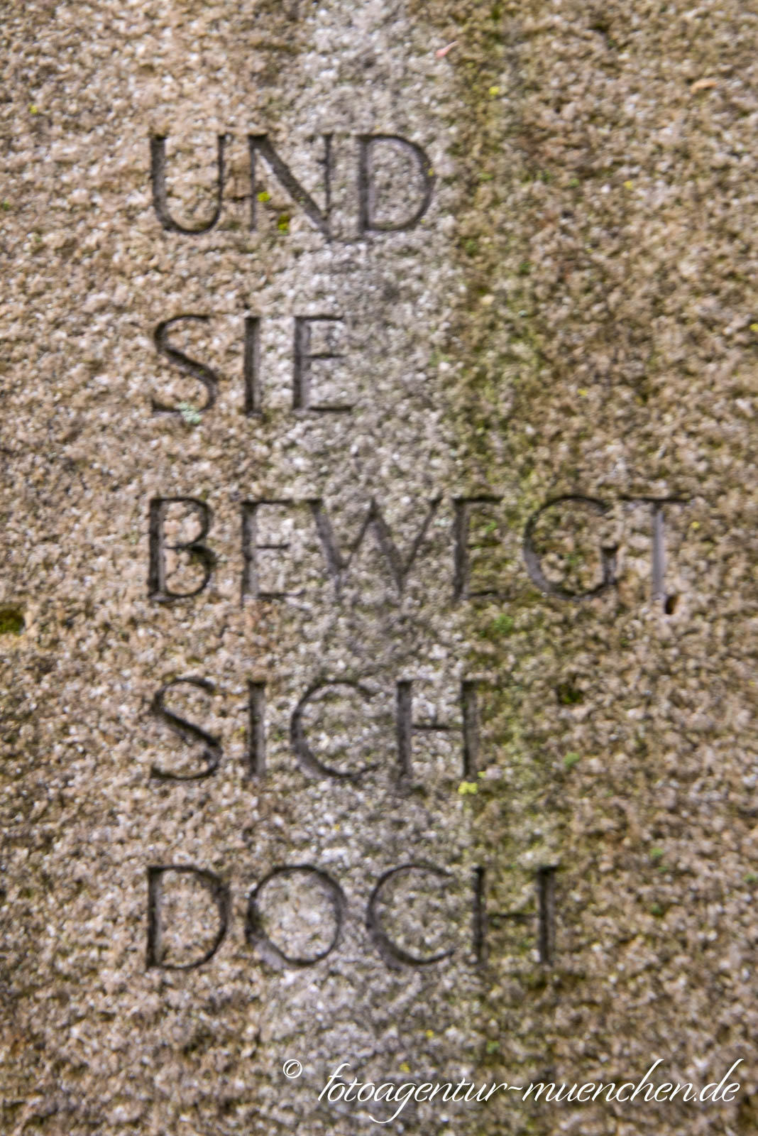 Gedenkstein- Galileo Galilei